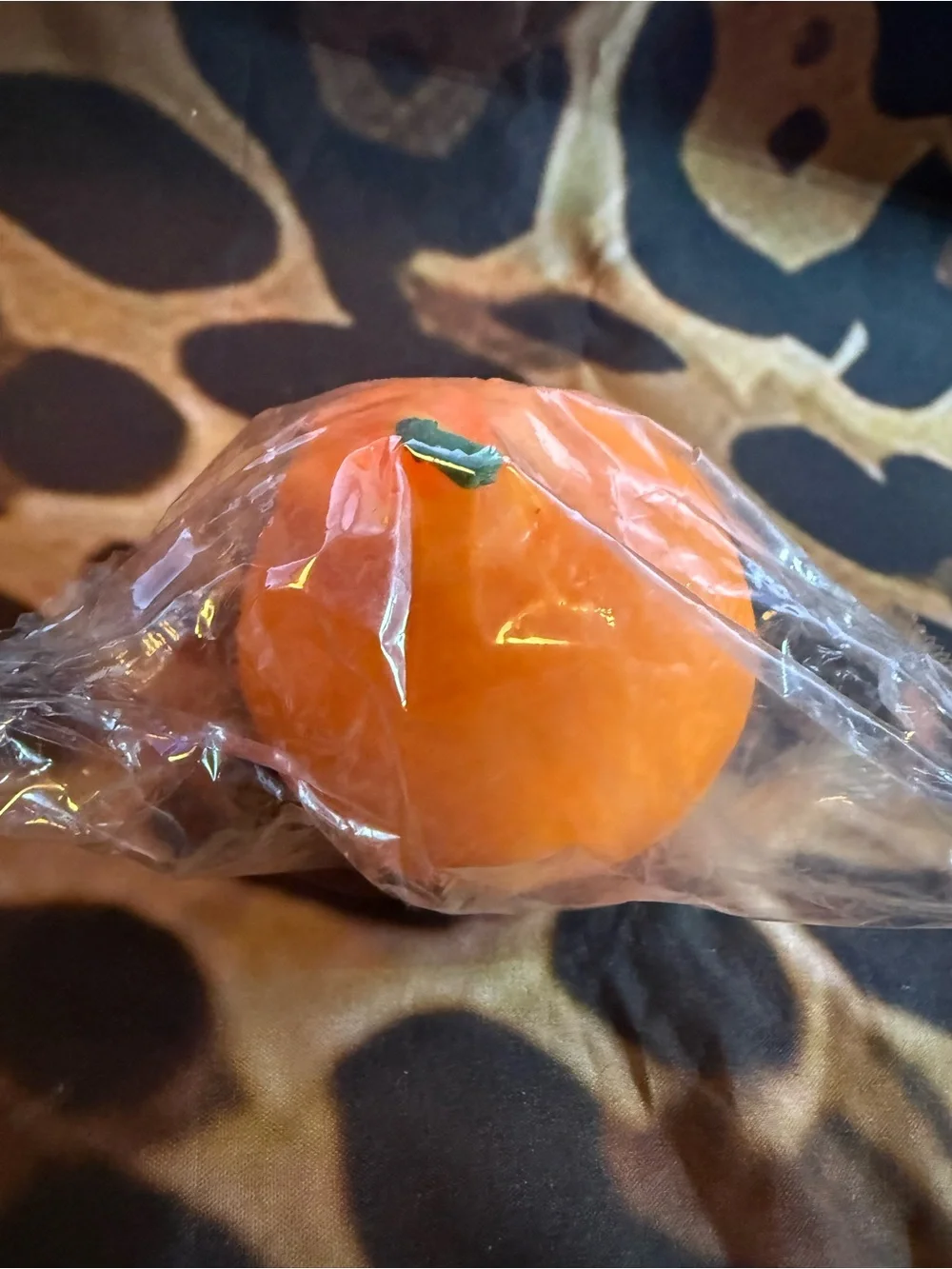 Orange Squish Toy - Bright Orange stress ball squishy